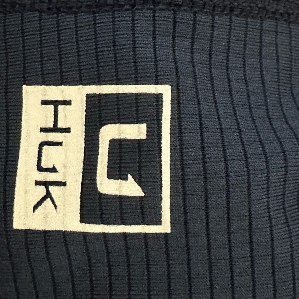 Huk Navy Ribbed Logo Crew Top - Picture 6 of 7